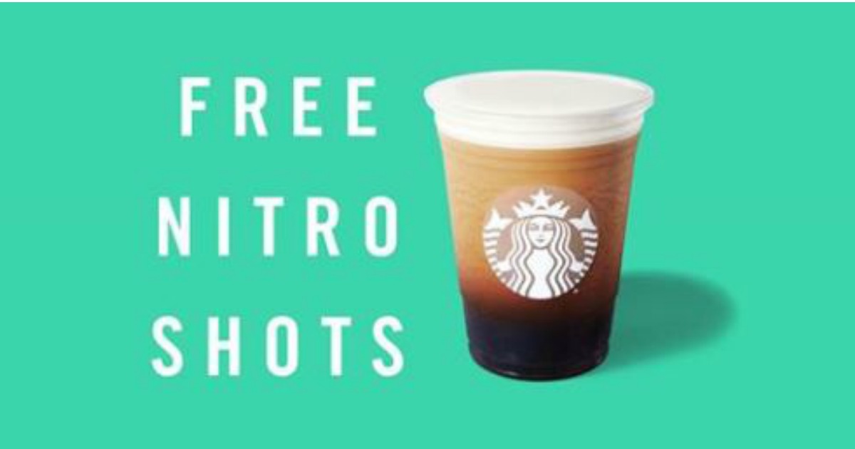 Free Nitro Cold Brew Shots Starbucks Mwfreebies