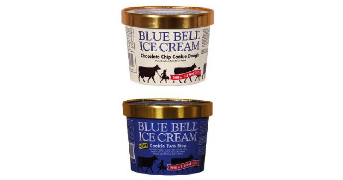 Blue Bell Recalls Chocolate Chip Cookie Dough & Cookie Two Step Ice