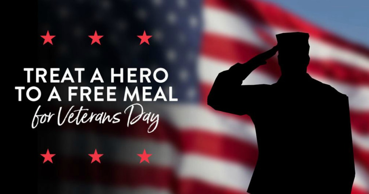 FREE Meal for Active Duty Military & Veterans Firebirds on 11/11