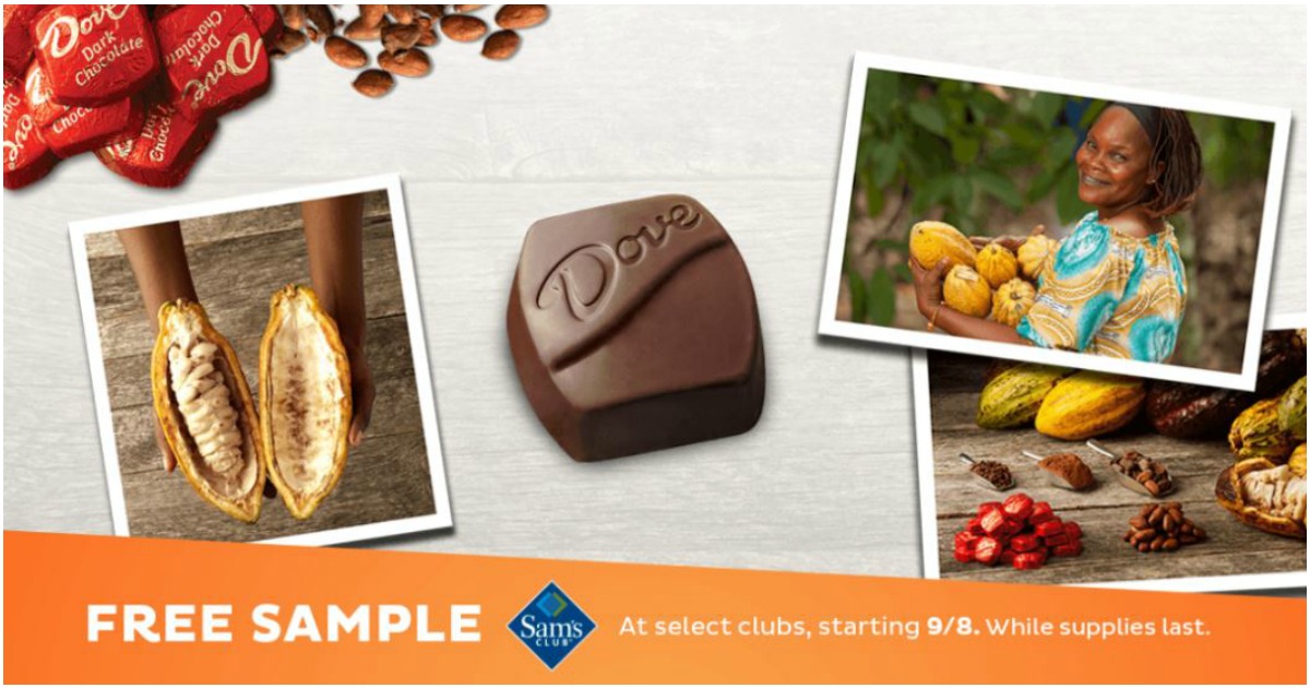 FREE Dove Chocolate Sam's Club! MWFreebies