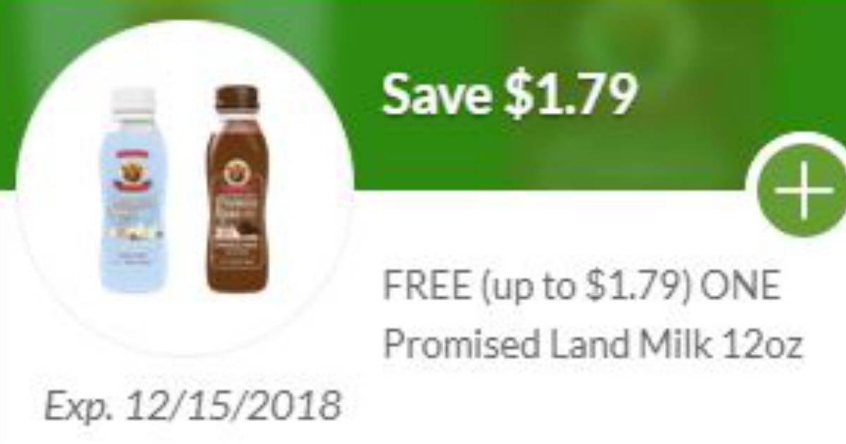 FREE Promised Land Milk Publix! MWFreebies