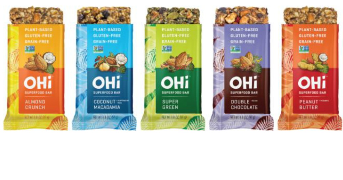 Possible FREE OHi Superfood Bars, Additional Coupons & Goodies ...