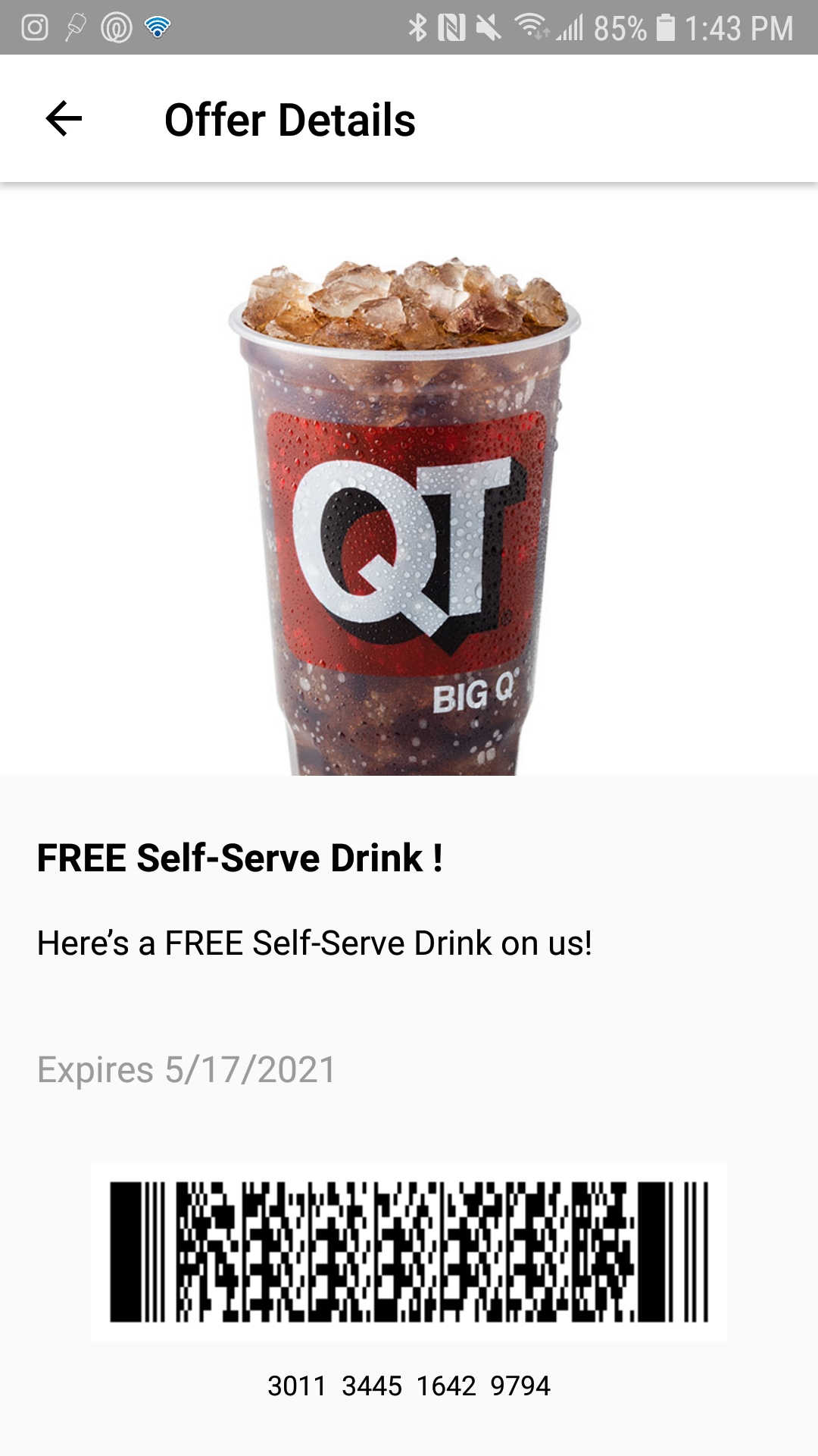 FREE Self-Serve Drink @ QuikTrip Today Only! (5/17 - app required ...