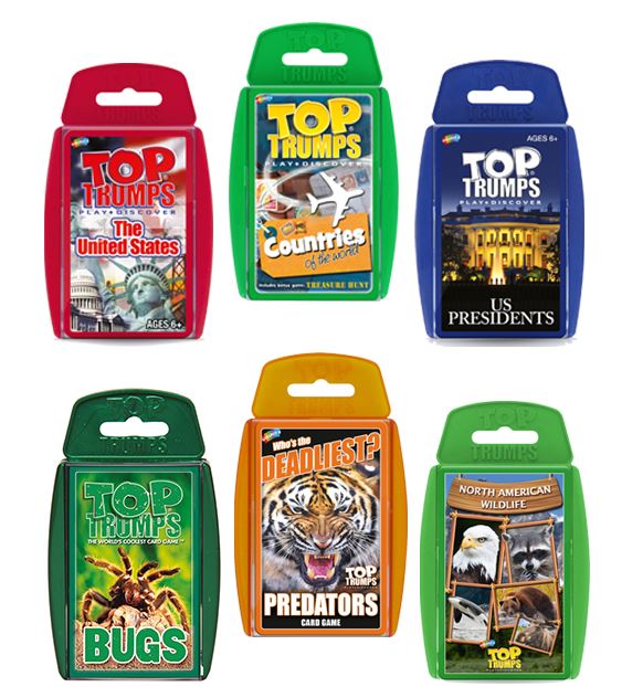 10 FREE Top Trumps Card Games More If Chosen must Apply MWFreebies