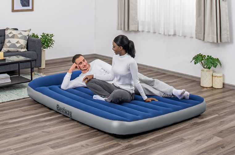 FREE Bestway Tritech Air Mattress Queen 12” With BuiltIn AC Pump