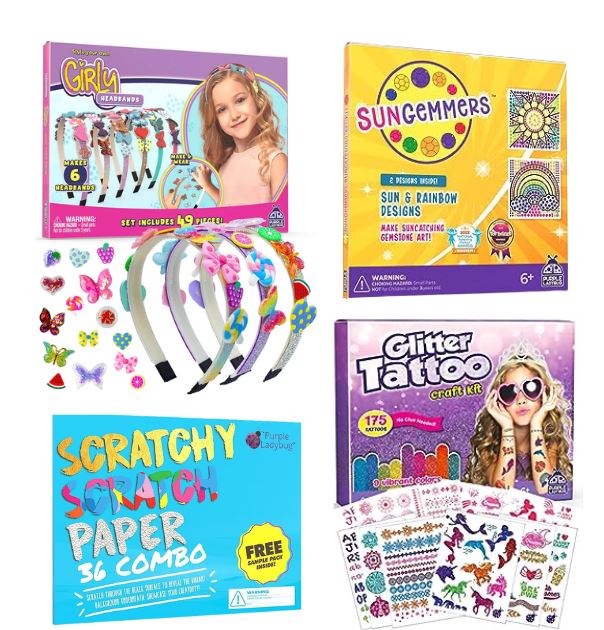 FREE CharmWow Kit, Headbands Making Kit, SunGemmers Kit, Glitter Tattoo ...