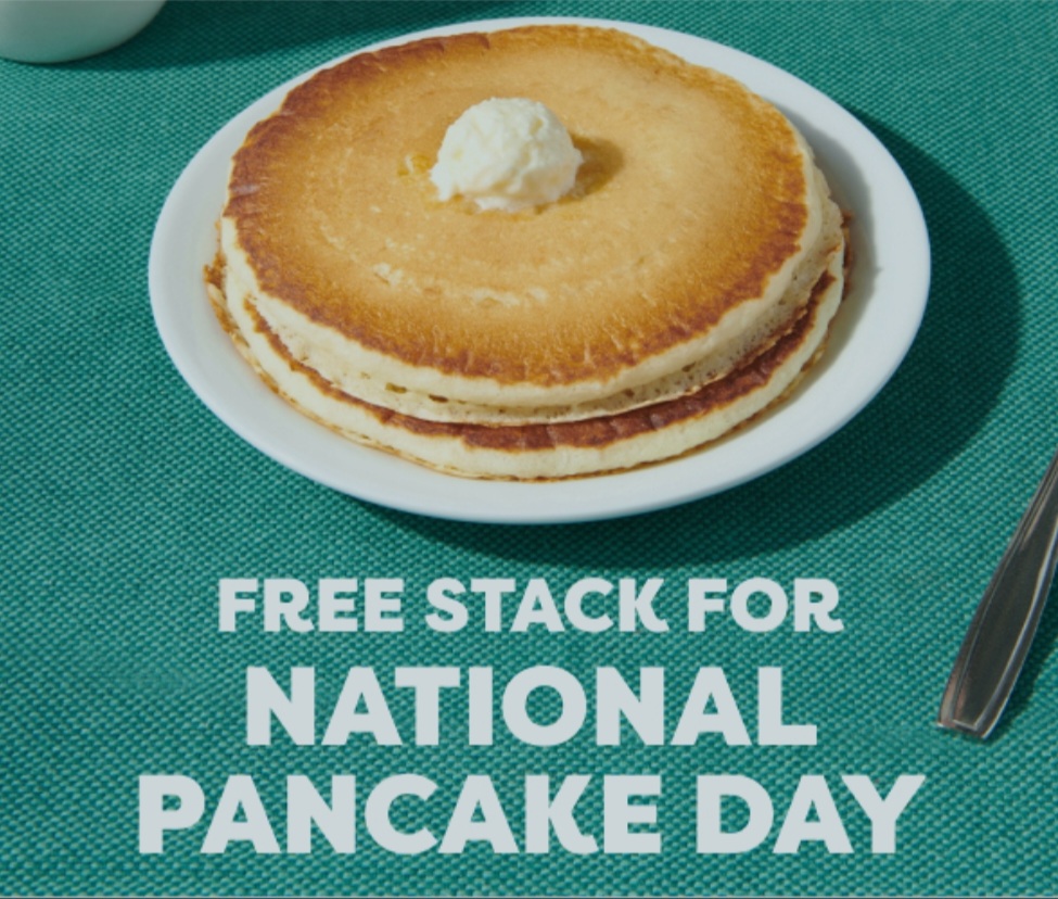 FREE Stack Of 2 Pancakes With Any Entree Purchase Denny's For