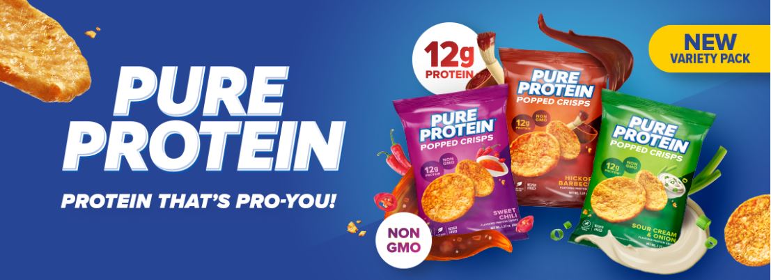 FREE Pure Protein Popped Crisps Variety Pack If Chosen! (must apply ...