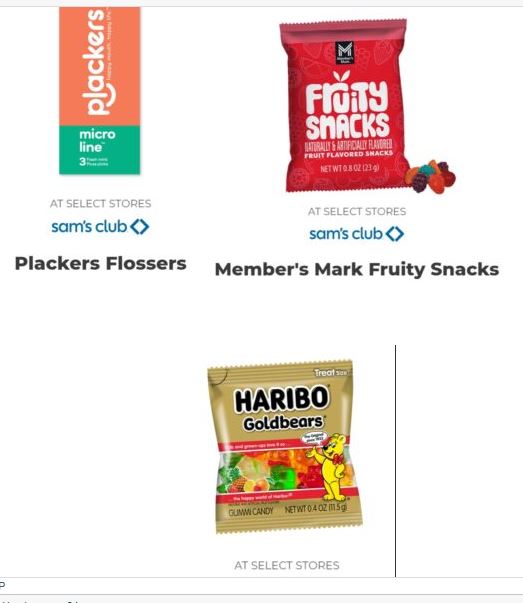 FREE Plackers Flossers, Fruity Snacks Or Snack Clun Tajin Gummy Bears ...