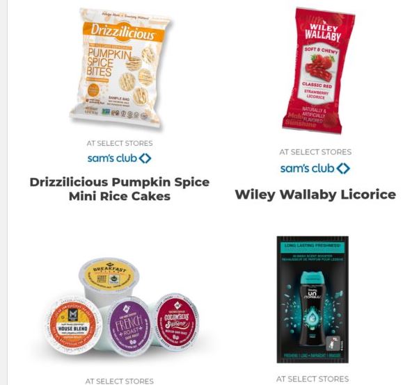 FREE Mini Rice Cakes, Licorice, Coffee Pod Or Downy Unstopables @ Sam's ...